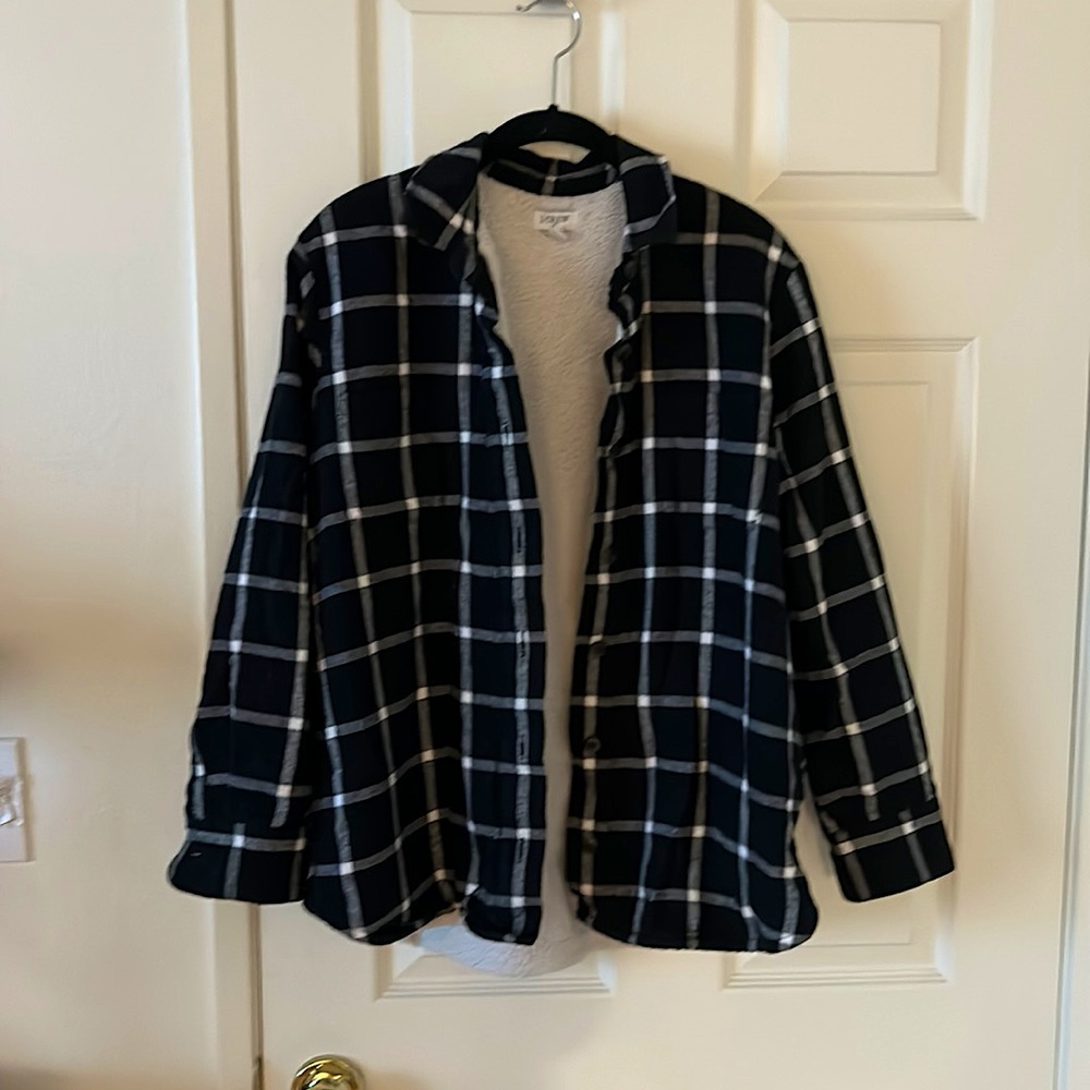 JCREW Black / White patterned flannel Size Small